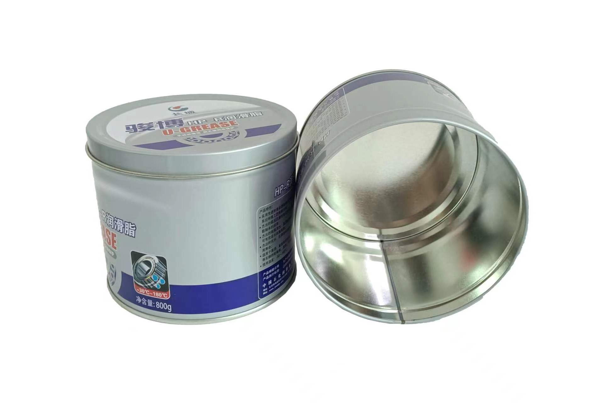 0.8kg\800g Lubricating grease tin can metal barrel with can lid