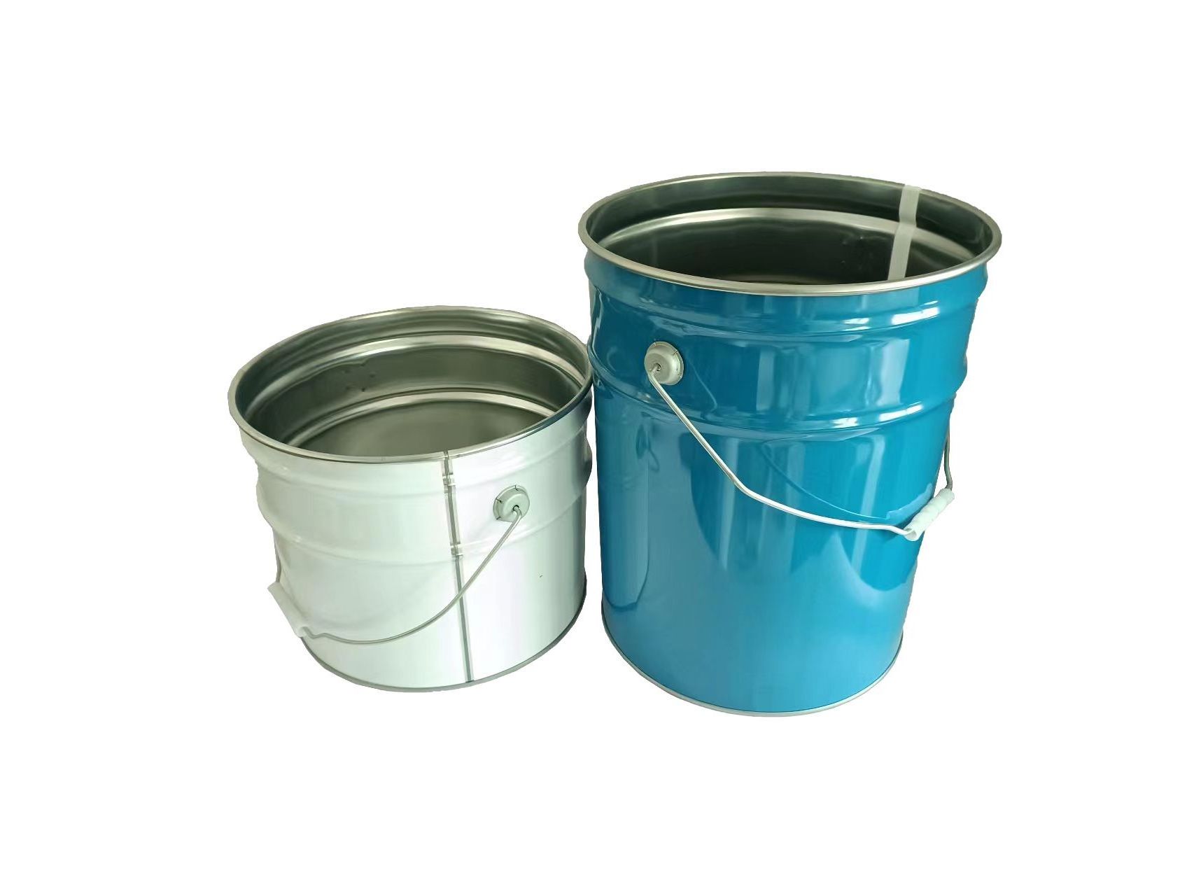 5 US gallon round large opening paint iron drum metal pail for water-based paint