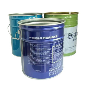 5 US gallon round large opening paint iron drum metal pail for water-based paint