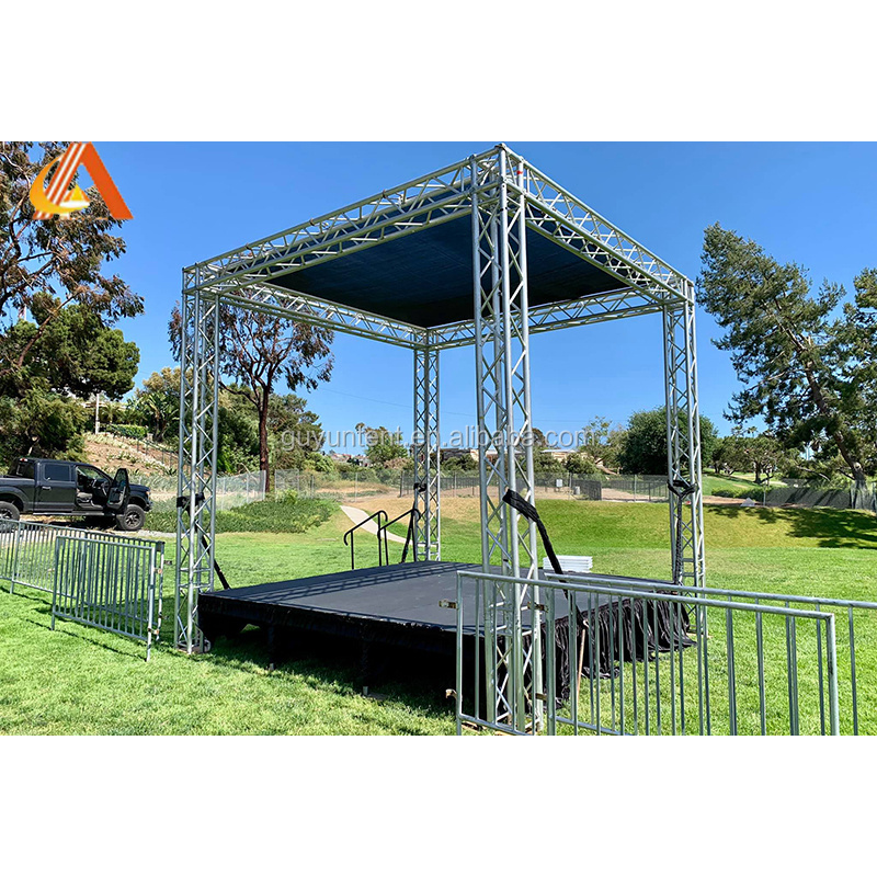 Exhibition Concert Events Wedding Lighting Show Speaker Equipment Aluminum Portable Stage Truss