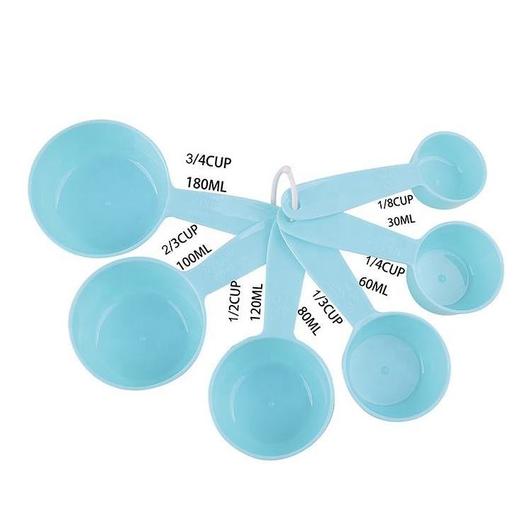 Wholesale Price Manufacture Plastic Measuring Cups and Spoons Set for Powder