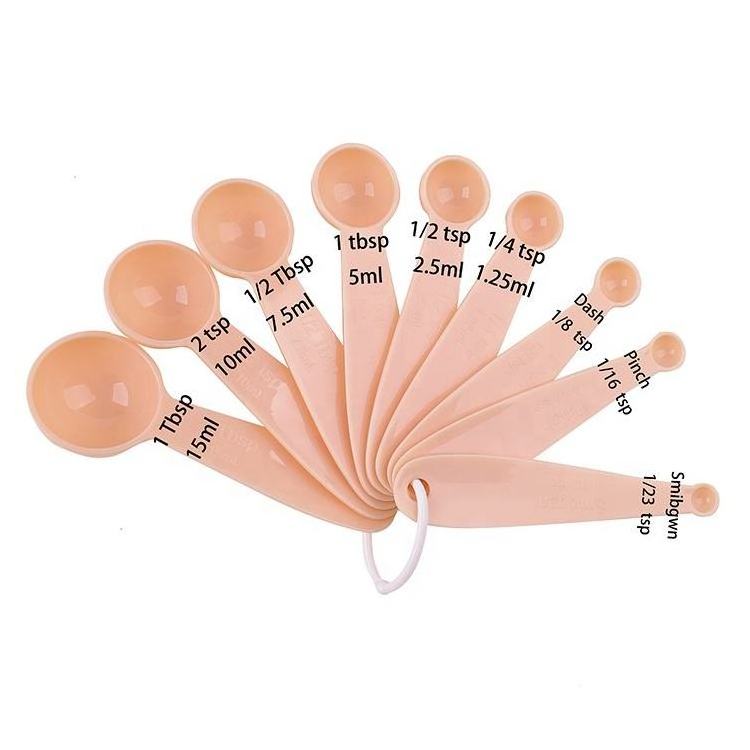 Wholesale Price Manufacture Plastic Measuring Cups and Spoons Set for Powder