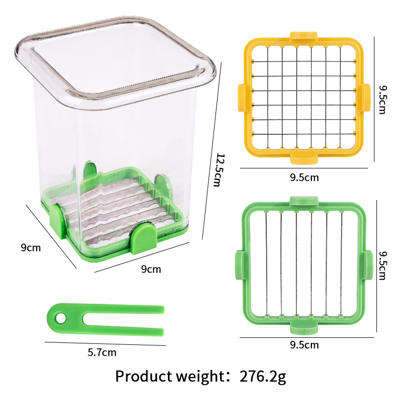 Plastic Small All In One Multifunctional Vegetable Chopper Slicer Potato Veggie Cutter Grinder