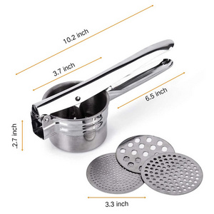 Stainless Steel 3 in 1 Manual Vegetable Fruit Citrus Orange Lemon Squeezer Press Presser Juicer