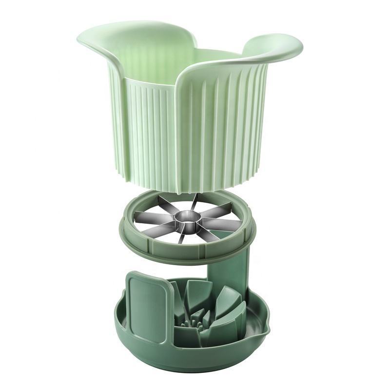 Kitchen Multifunctional Manual Press Vegetable and Fruit Apple Cutter Tomato Mango Slicer