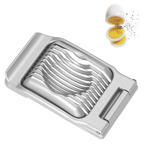 Kitchen Tools Handheld Heavy Duty Aluminium Stainless Steel Wire Egg Slicer Cutter for Hard Boiled Eggs