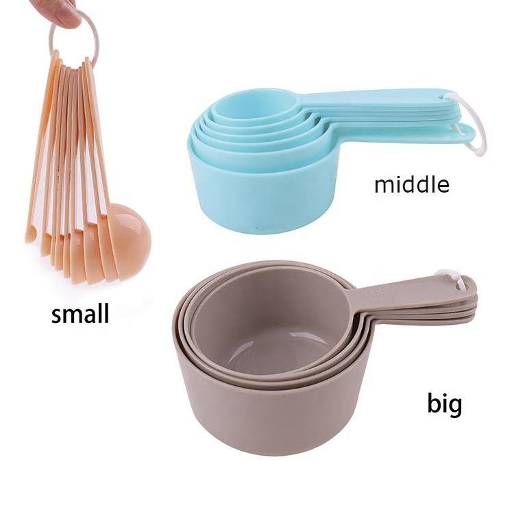 Wholesale Price Manufacture Plastic Measuring Cups and Spoons Set for Powder