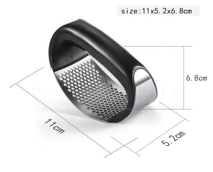 IN STOCK Kitchen Gadgets 304 Stainless Steel Manual Garlic Chopper Mincer Crusher Press Rocker