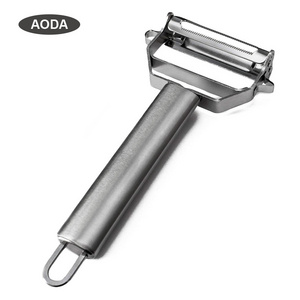 Kitchen Hot Products Stainless Steel Hand Vegetable Fruit Potato Y Peeler Metal Carrot Julienne Slicer