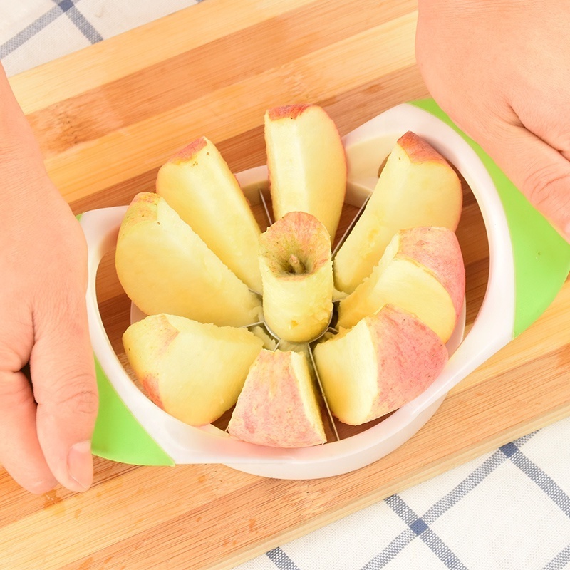 Hot Selling Kitchen Accessories Stainless Steel Blade Fruit Apple Cutter Corer Slicer