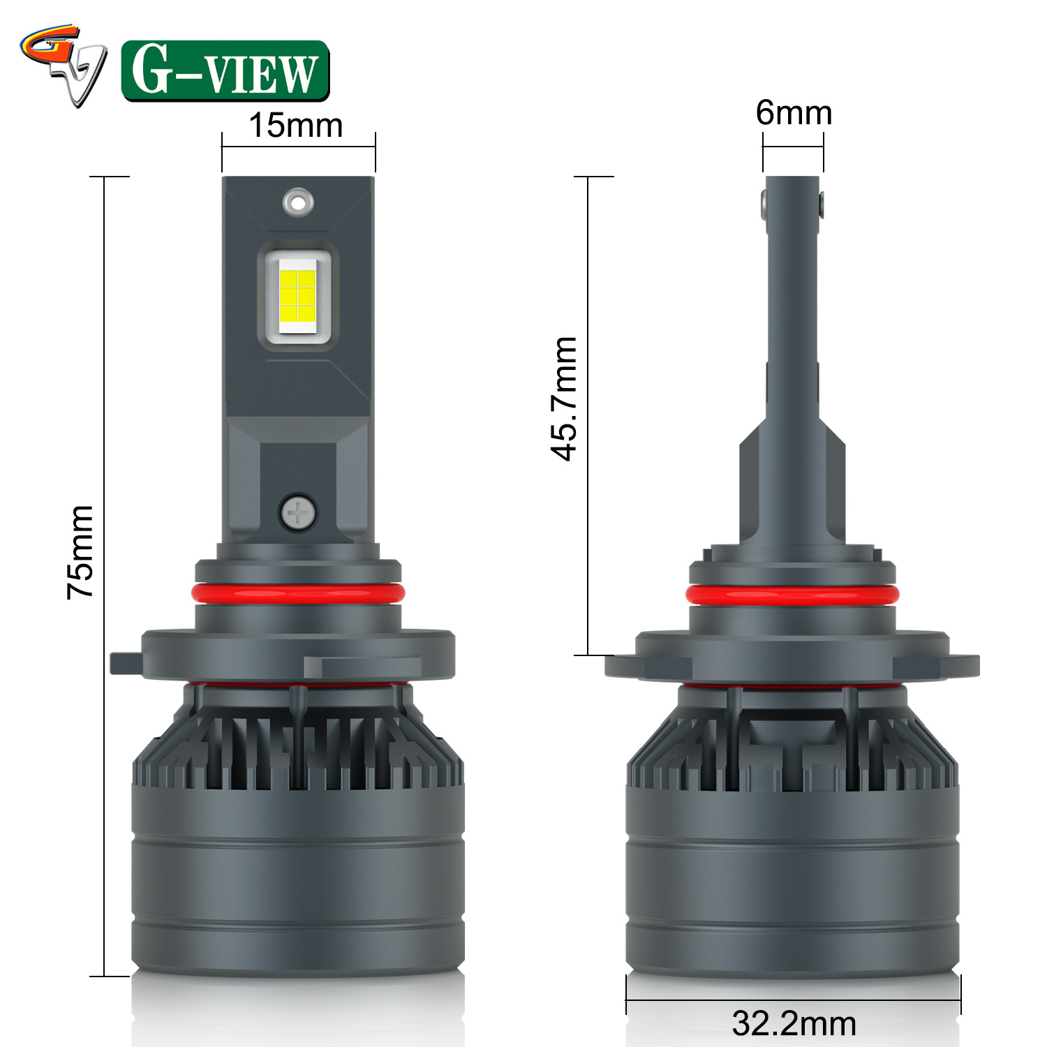 Gview G15 car Accessories Auto lighting systems auto parts luces LED car Conversion Kit 9005 HB3 9006 HB4 LED Headlights bulbs