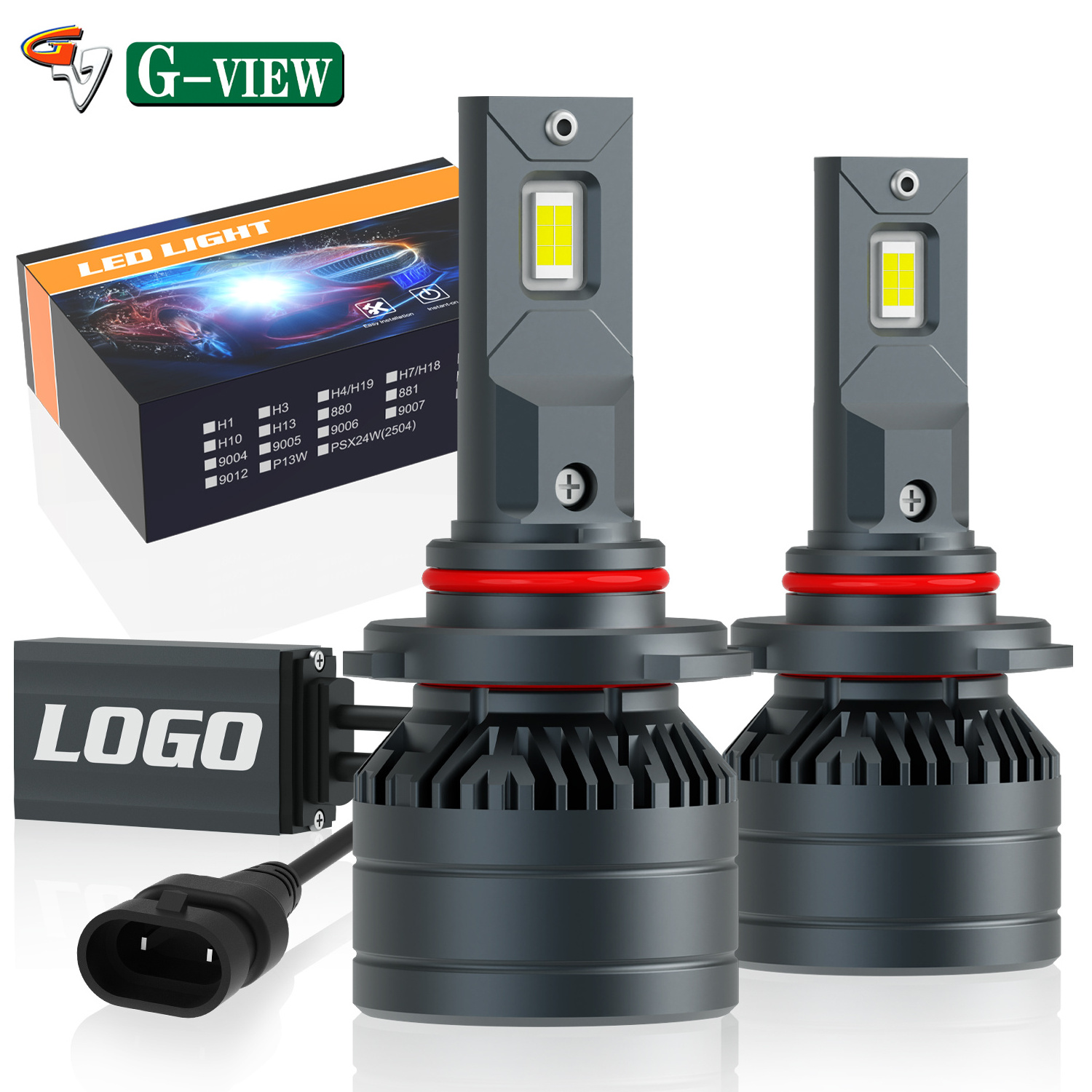 Gview G15 car Accessories Auto lighting systems auto parts luces LED car Conversion Kit 9005 HB3 9006 HB4 LED Headlights bulbs