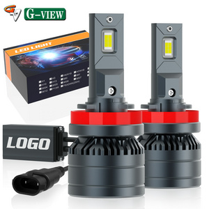 GVDER G15 OEM ODM Super Bright Fog Light Bulb H4 H7 Led H7 H4 H1 H3 9005 9006 H11 H4 H7 Auto Car K1 CSP LED Headlights