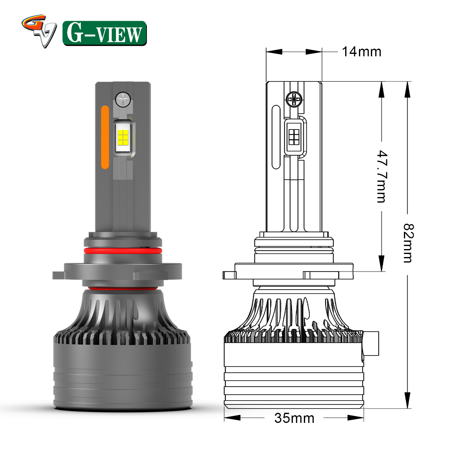 Gview G16 H1 H4 H7 H11 220W Car LED Headlights CSP 3570 H7 H1 H3 H7 H11 9005 9006 9012 H4 Canbus Auto Led Fog Head Lights Bulb