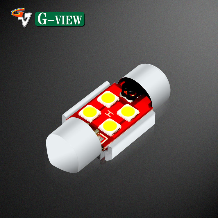 Gview Canbus No Error 31mm Festoon Car led bulb 4smd 3030 auto led Interior  Dome Light bulb white iceblue color