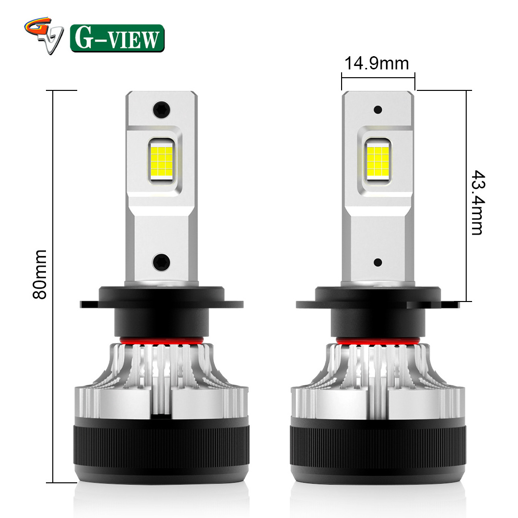 Gview G18 200W 40000LM 5500k Auto led car led lights H7 H18 led headlight bulbs