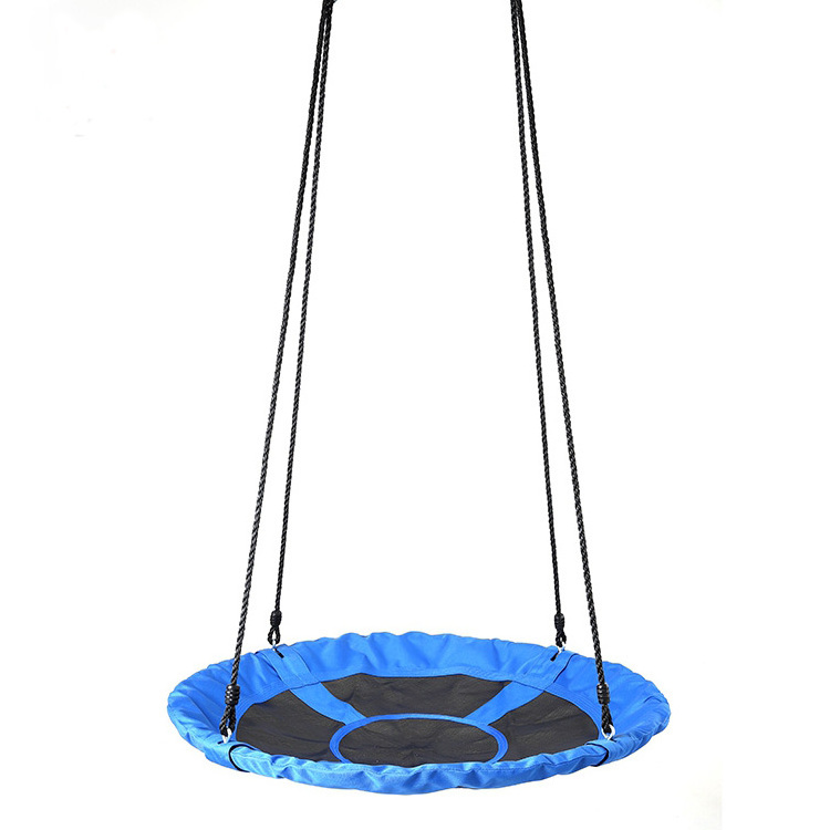 Outdoor Kids Nest Swing Foldable Hanging Round Children Net Web Swing