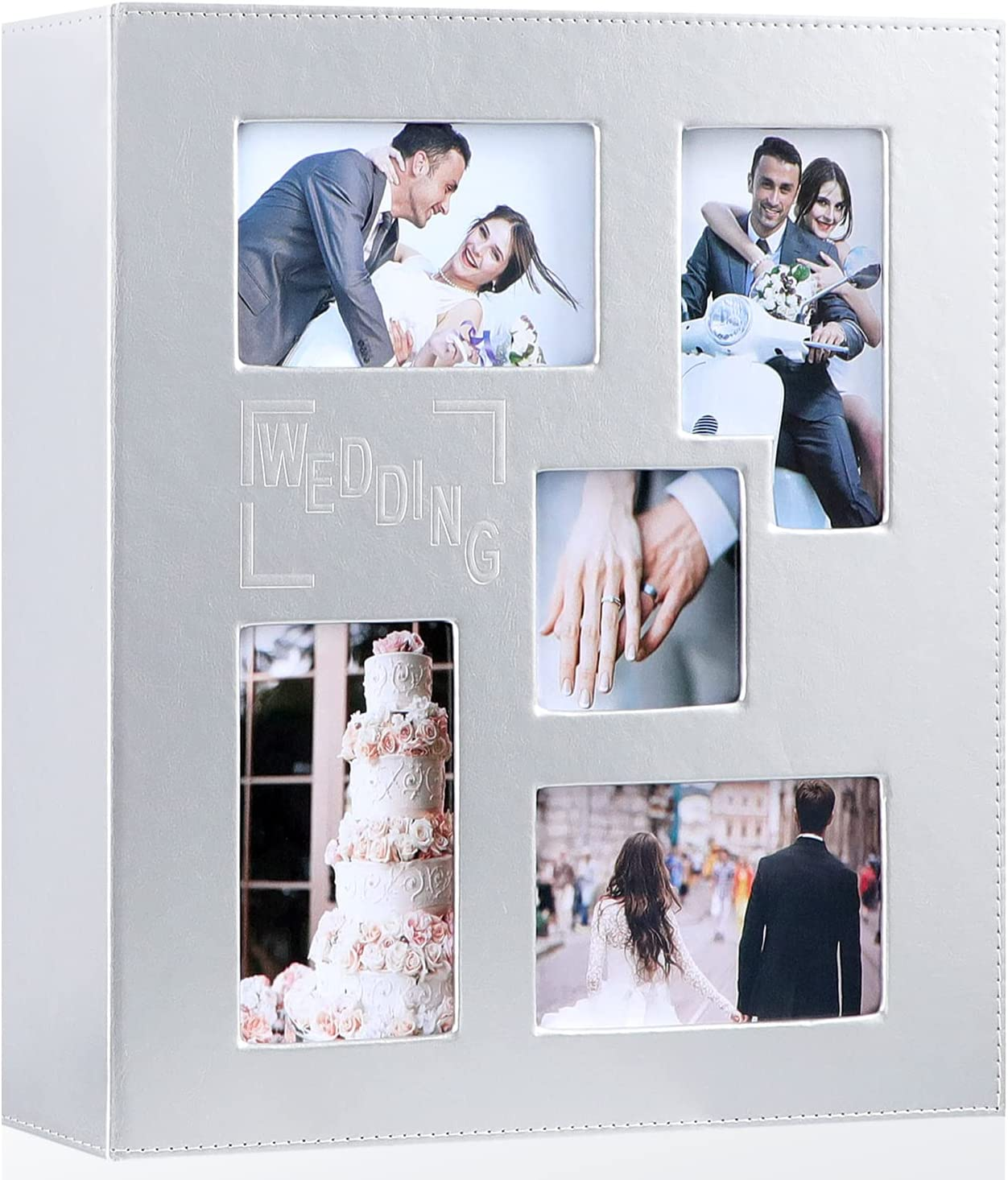 2024 Wholesale Photo Album Custom Hardcover Leather DIY 4x6 Wedding Baby Family Plastic Sheets Photocard Album Collect Book