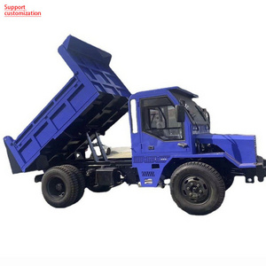 3 ton off road vehicle 4x4 mini dump truck mine dumper wheel cargo transporter