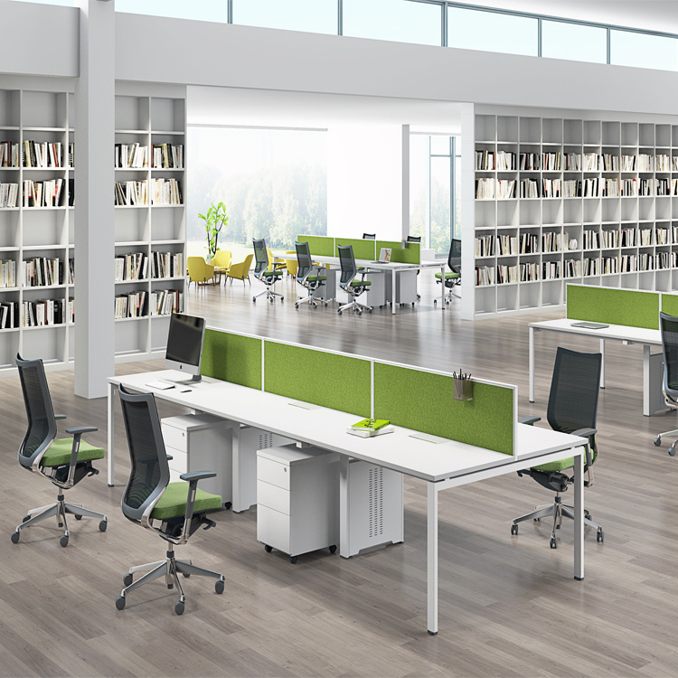 New design call center open  4 person office modular workstations