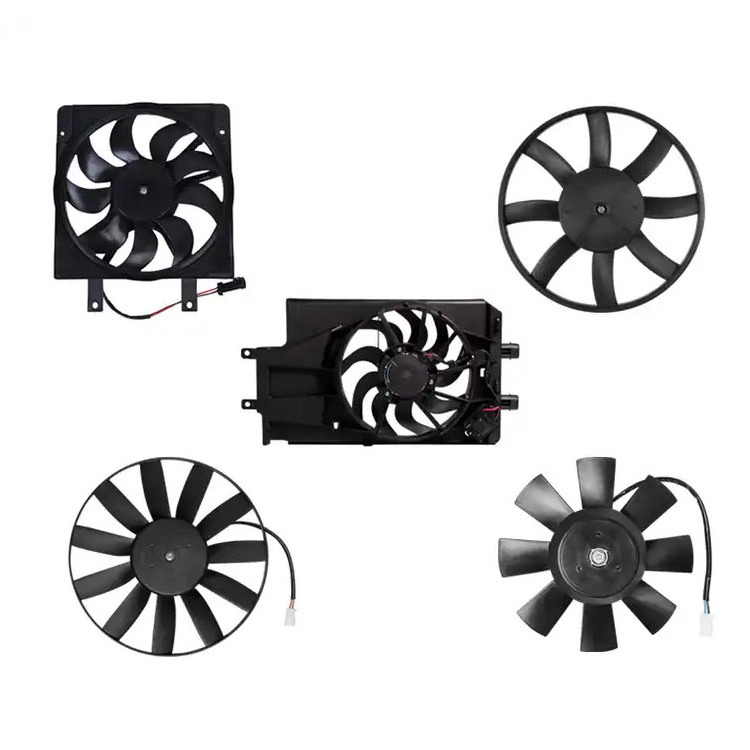 guangzhou One Stop Service Auto Parts Radiator Cooling System Cooling Fan For Lada Ford Vw Audi Toyota Hyundai