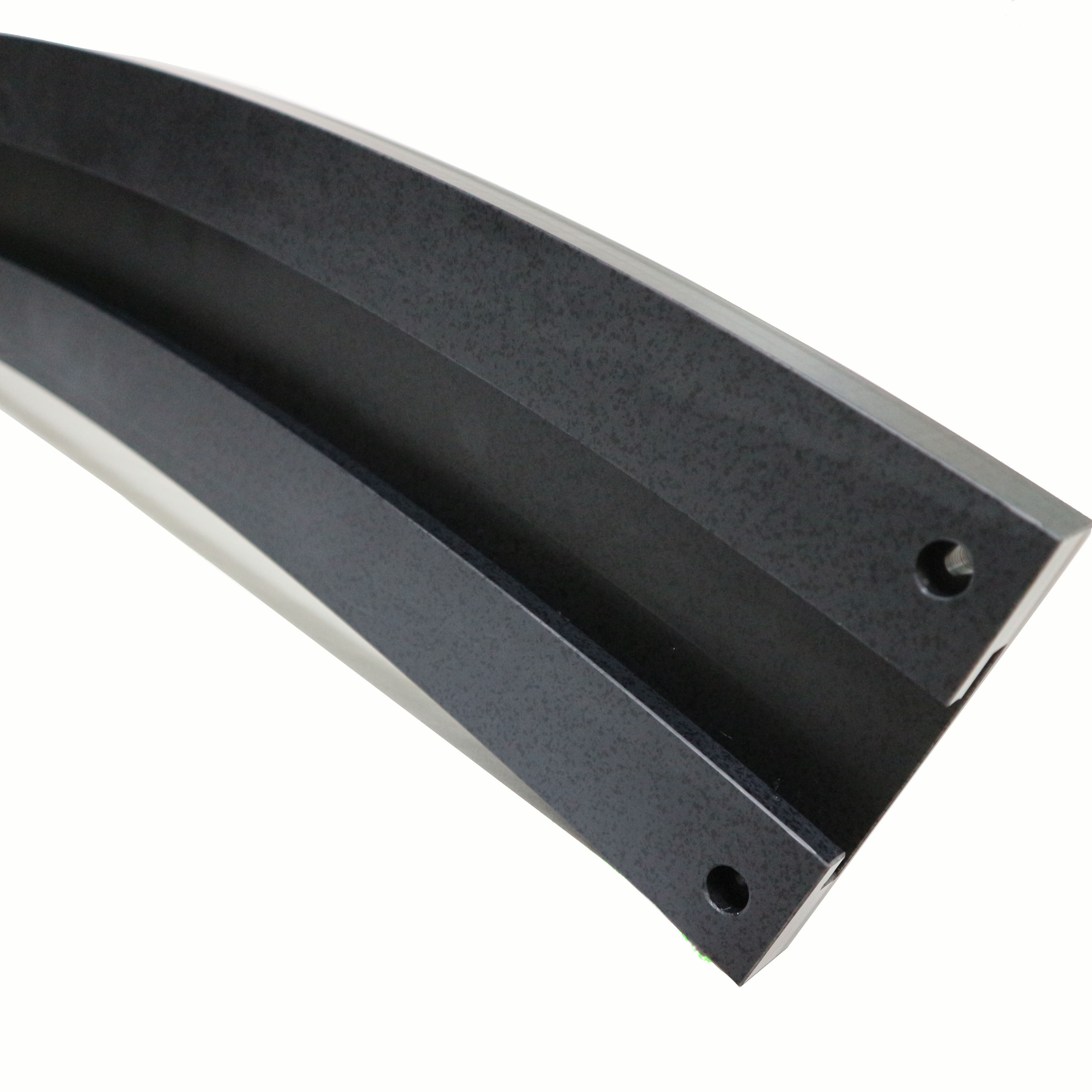 Wear resistant uhmwpe nylon plastic cnc t type curved  linerar guide rail