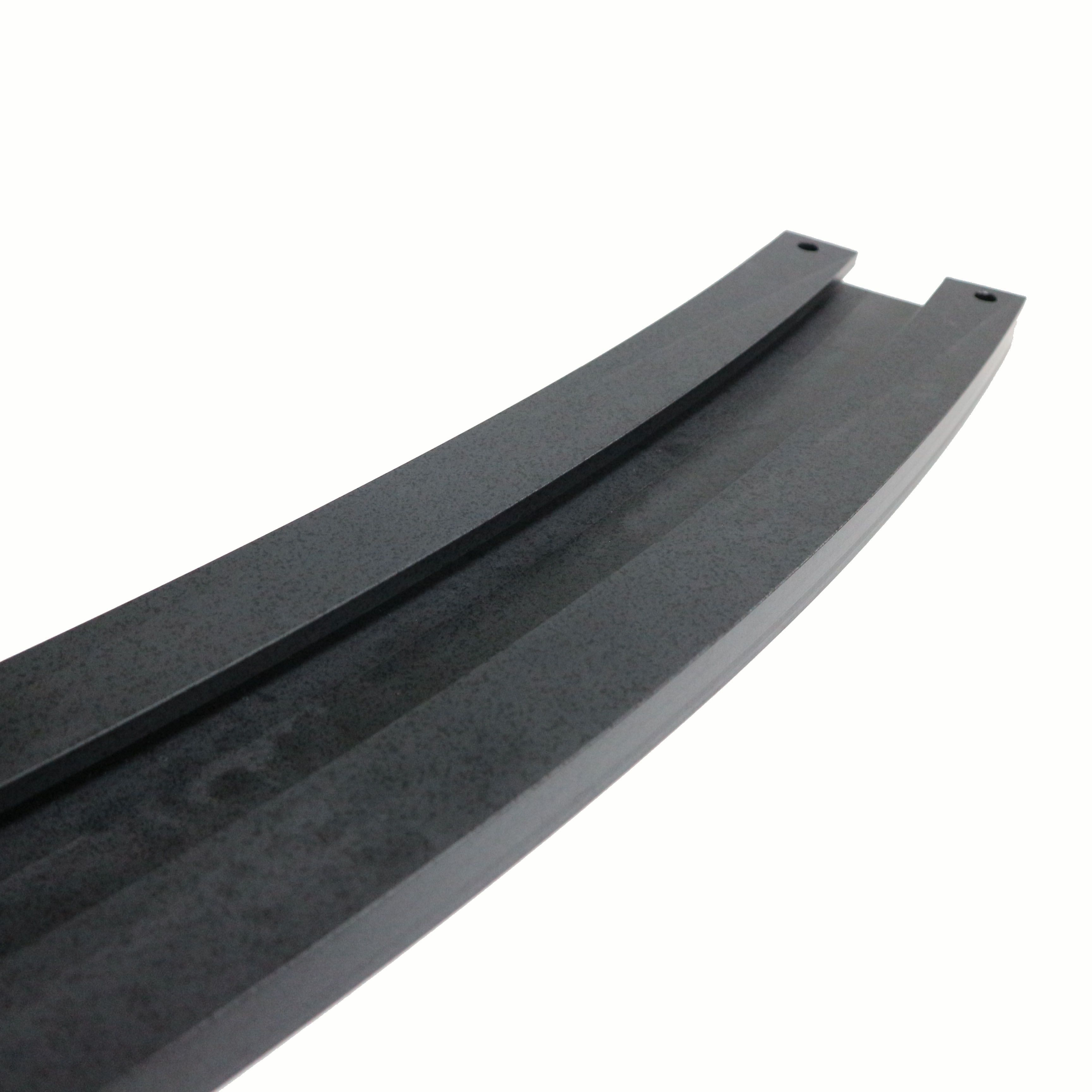 Wear resistant uhmwpe nylon plastic cnc t type curved  linerar guide rail