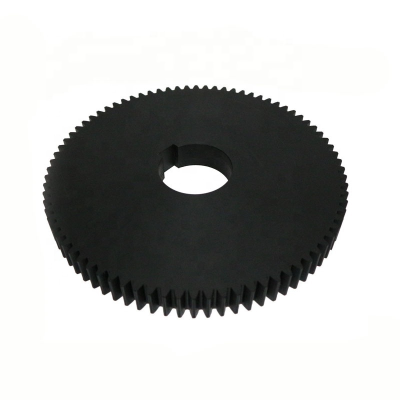 China manufacturer custom making reducer toothed mc pa66 30Gf plastic nylon spur gear