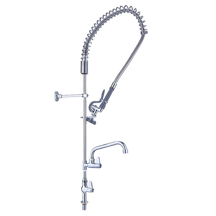 Stainless Upc Spray Head Deck Mount Pre rinse Sprayer Hotel Canteen Sink Single Swing Kitchen Faucet