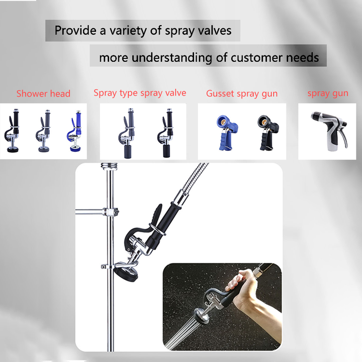 EQ Pre-Flush Commercial Hotel Kitchen Faucet Dishwasher Single Temperature Multifunction Faucet 1PCS MOQ, please contact us