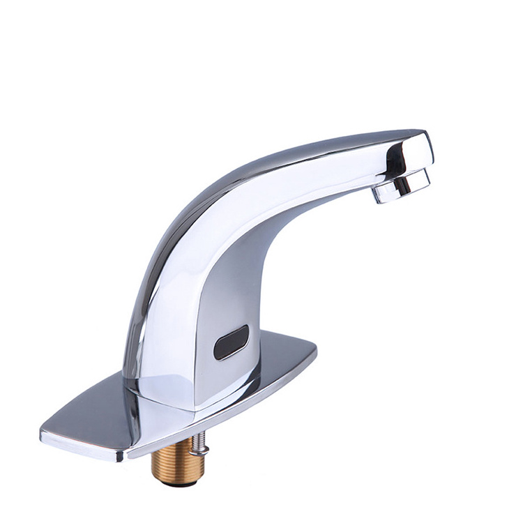 Thermostatic Bronze Touchless Sensor  Induction Vessel Hands Free Sink Kitchen  Faucet