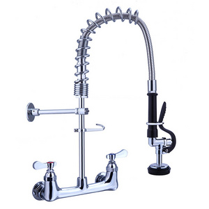 Healthy Material Kitchen Faucet Wall Mount Stainless Steel 304 Mini Commercial Pre Rinse Faucet From China