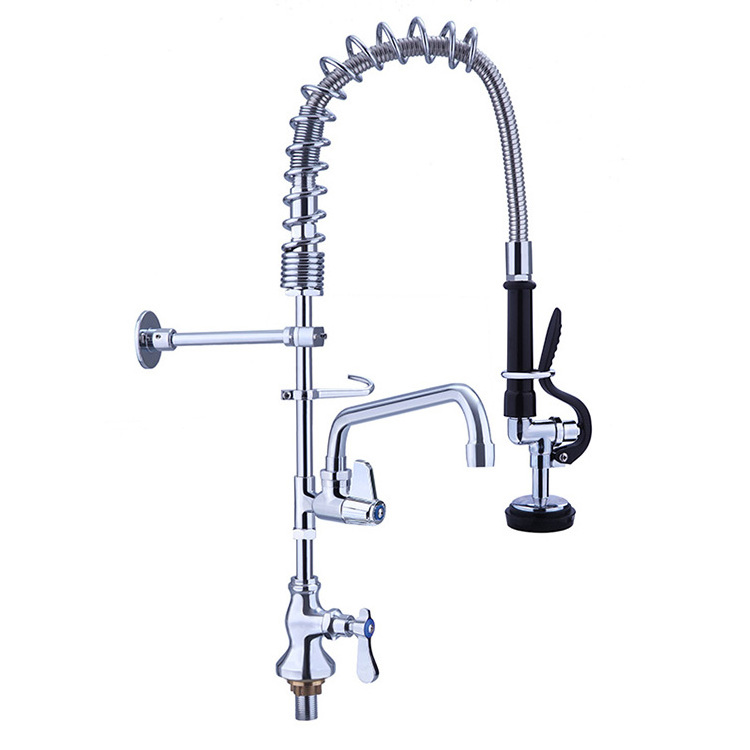 Made China Brushed Nickel Restaurant Sink Modern Kitchen Faucets