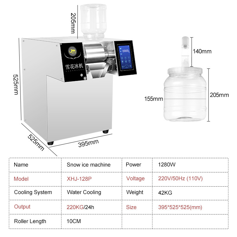 Commercial Snow Ice Shaving Machine Snow Ice Bingsu Making Machine For Sale bingsu machine Commercial Ice Crushers