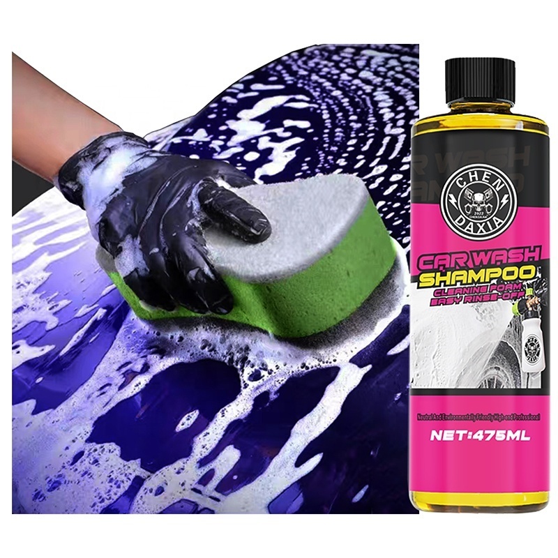 473ML color car foam shampoo customized concentration  wax ceramic Touchless car shampoo car wash chemicals