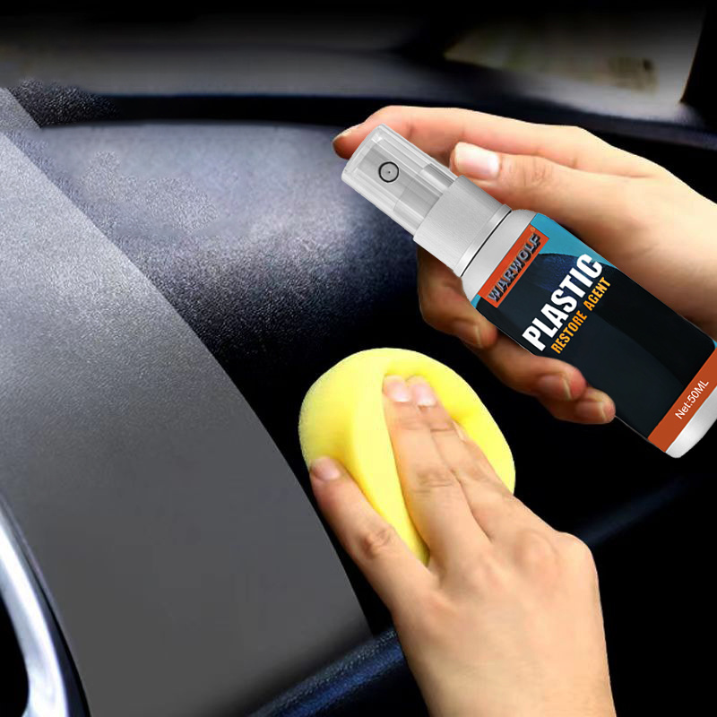 50ML Refurbishment Plastic restore Agent Car Care Plastic Restore Car Care Products  Liquid For Leather Plastic Coating Spray