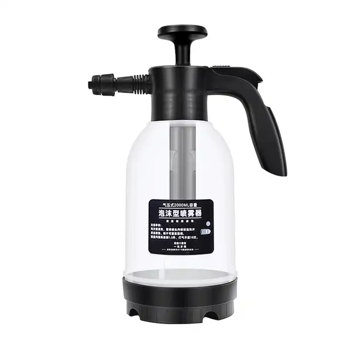 Portable 2L foam sprayer adjustable car wash foam spray bottle can foam lance car wash