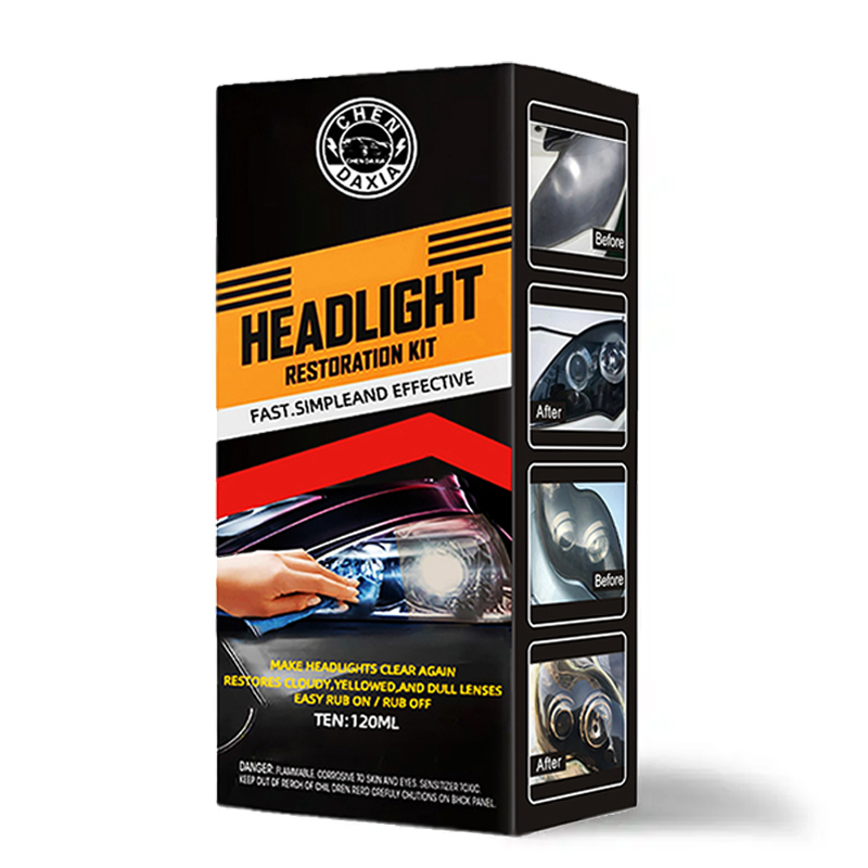 Anti Aging Hot Selling Headlight Restoration Kit Car Lamps Ceramic Coating Headlight Bugs Spot Remover