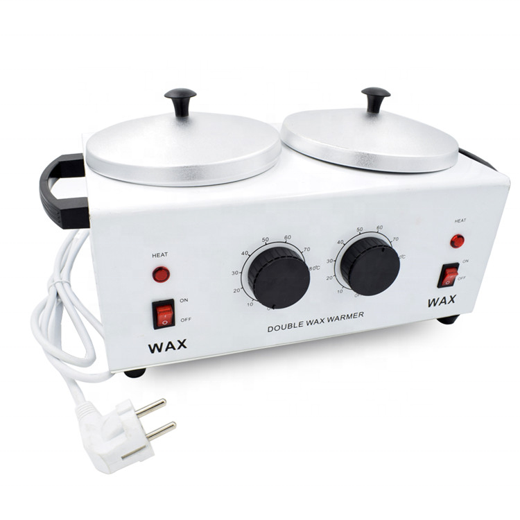 Beauty Salon Double Pot Waxing Melt Depileve Warmer Paraffin Wax Heater