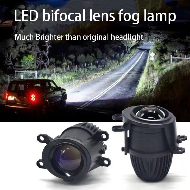 Factory Direct Sell 2.0 Inch BI LED Bifocal Lens Laser LED Fog Light 3500K 4500K 6000K Car Front Projector Lens Bulb