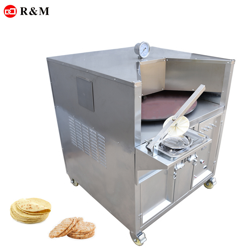 RM Automatic Flat Flatbread Baking Lebanese Arabic Chapati Tortilla Pie Pita Electric Gas Roti Bread Making Commercial Arab Oven