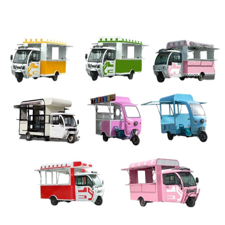 Street Mobile catering electric hot dog ice cream foodtruck fast food truck vend food cart trailer car for sale restaurant ghana