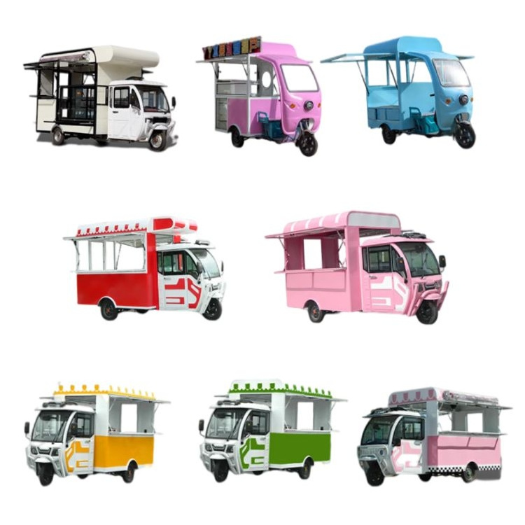 Street Mobile catering electric hot dog ice cream foodtruck fast food truck vend food cart trailer car for sale restaurant ghana