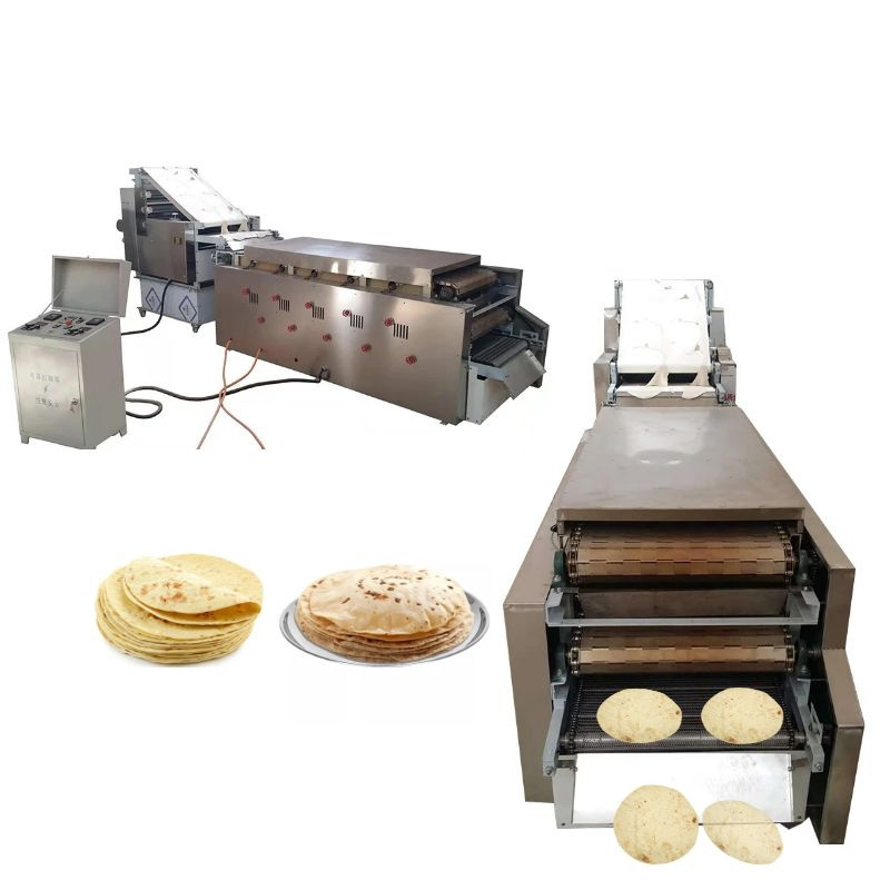 RM Industrial Small Gas Conveyor Arabic Naan Roti Pita Bread Biscuit Baking Tortilla Tunnel Oven For Bakery Biscuits Sale Prices