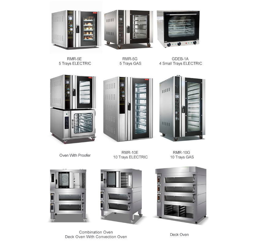 5 8 10 bandeja horno para panaderoa pastelero electrico convector panaderia a gas electrico industrial 110 220 volt con rotor