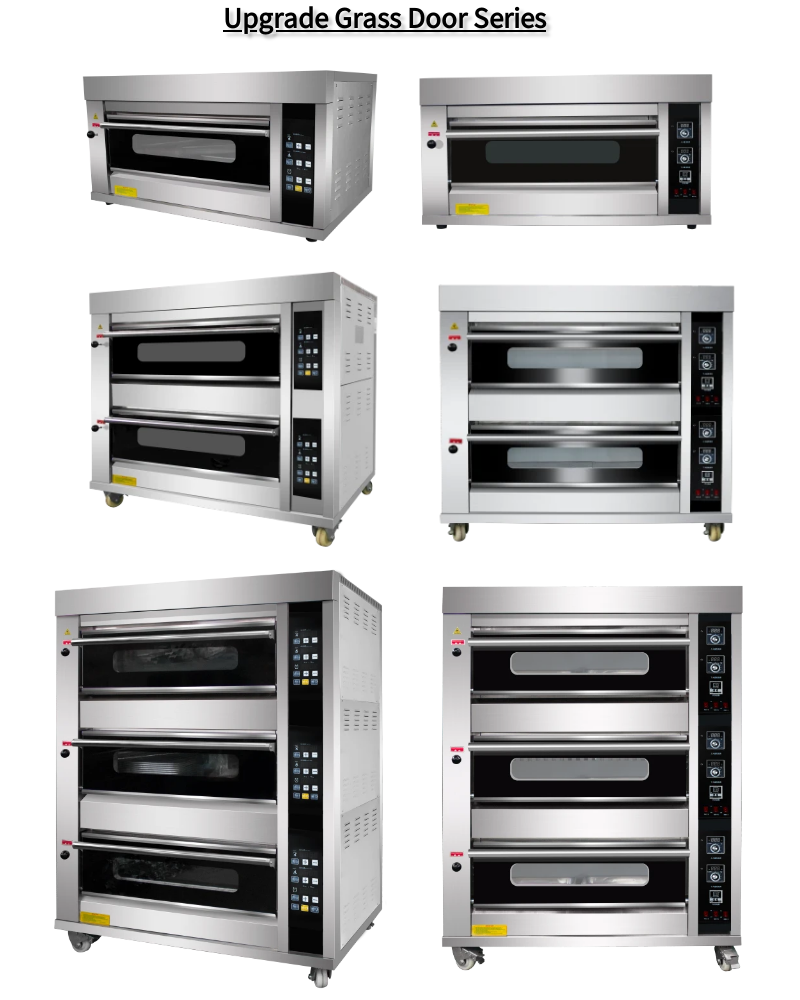 Countertop big built-in small bread bakery electronic 1 3 deck oven gas electrical stainless steel pizza oven turkey for baking