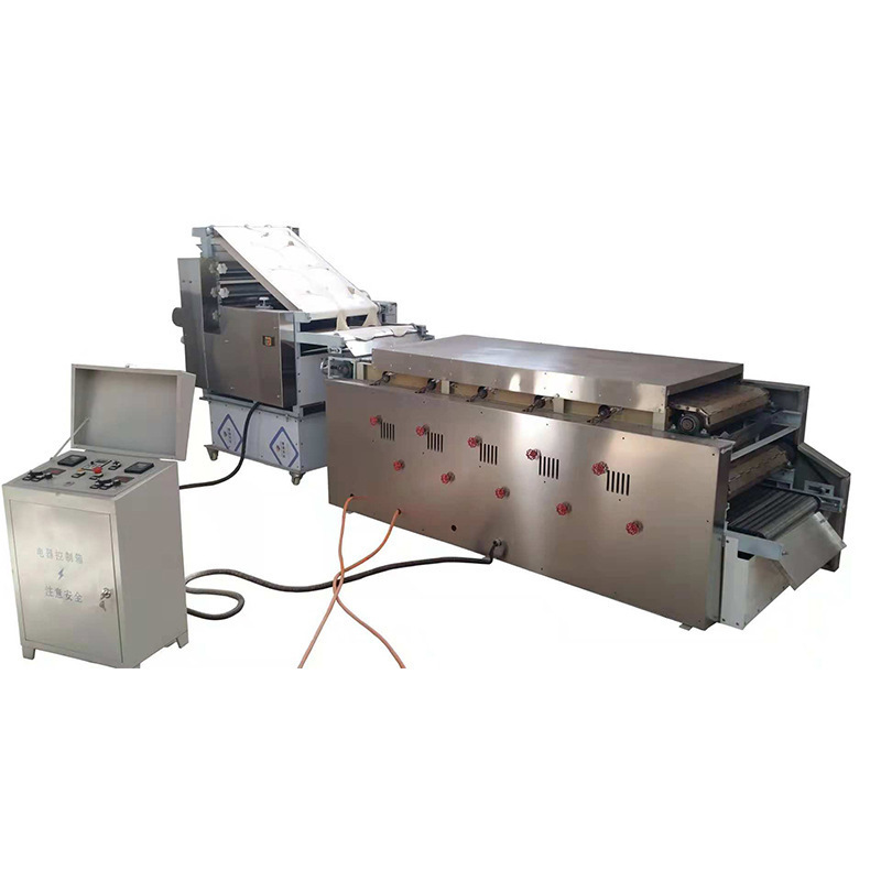 Fully Automatic Lebanese Tortilla Small Pizza Arabic Lavash Naan Roti Pita Bread Production Line Baking Making Machine For Sale