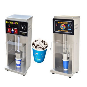 China commercial agitator frozen yogurt fruit dq mc flurry mcflurry blizzard ice cream making mix mixer machine makers for sale