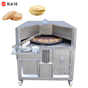 R&M Sesame Cake Pita Bread Baking Making Machine Roti Maker Oven / Automatic Lebanese Electric Chapati Small Pita Bread Gas Oven