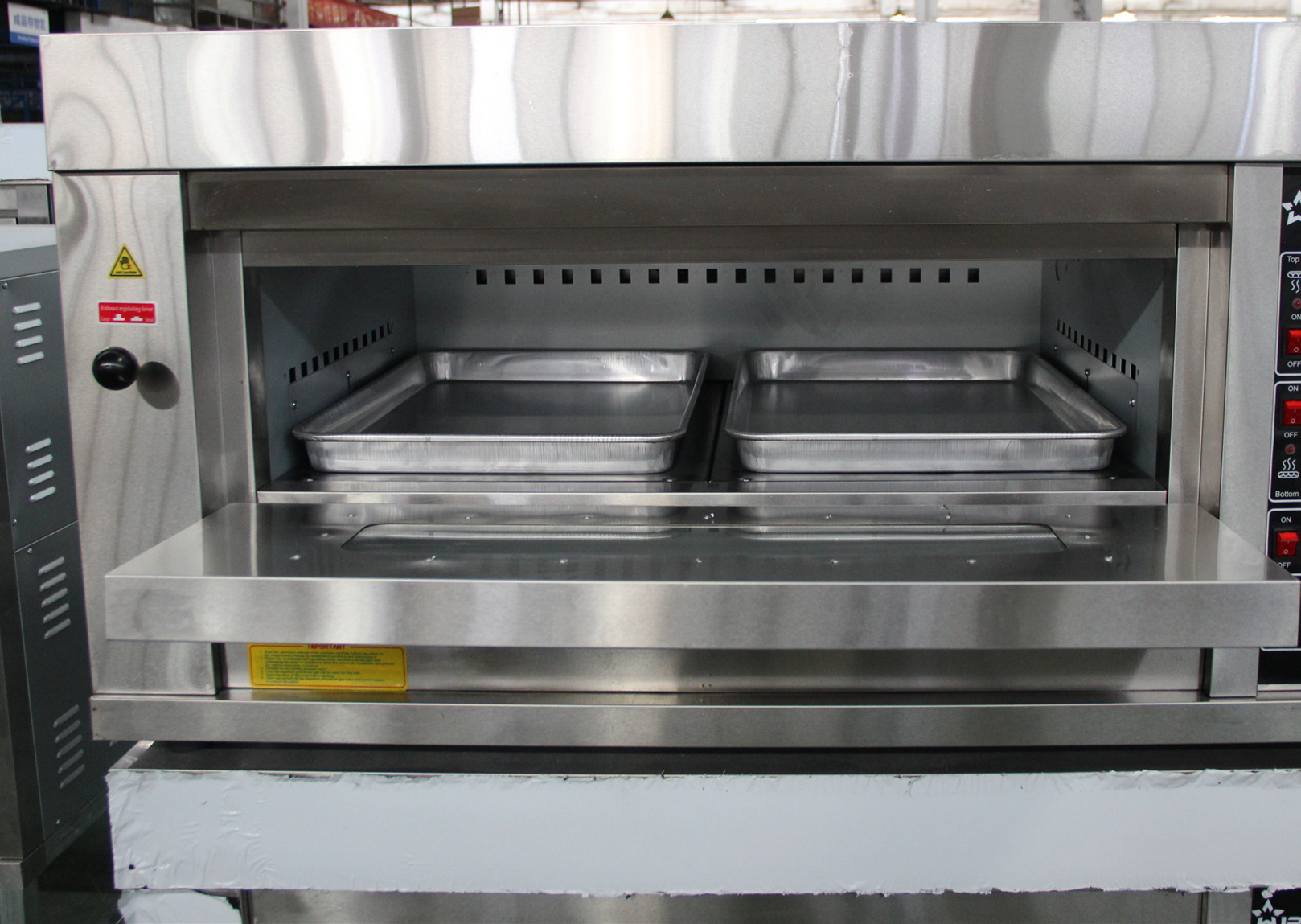 Commercial price bread pizza kitchen bake potato electric gas deck pastry oven for sale in morocco bakery malaysia german uganda